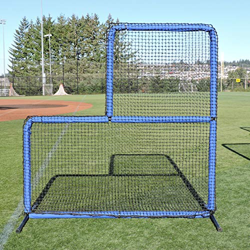 image for JUGS Protector Blue Series L-Shaped Pitchers Screen - Baseball Pitche