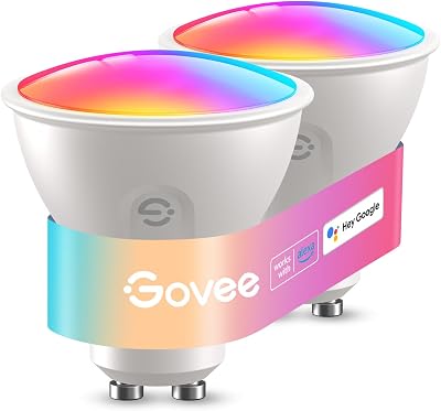 Govee Smart GU10 RGBWW LED Bulb 400LM Matter Alexa Google 2 Pack