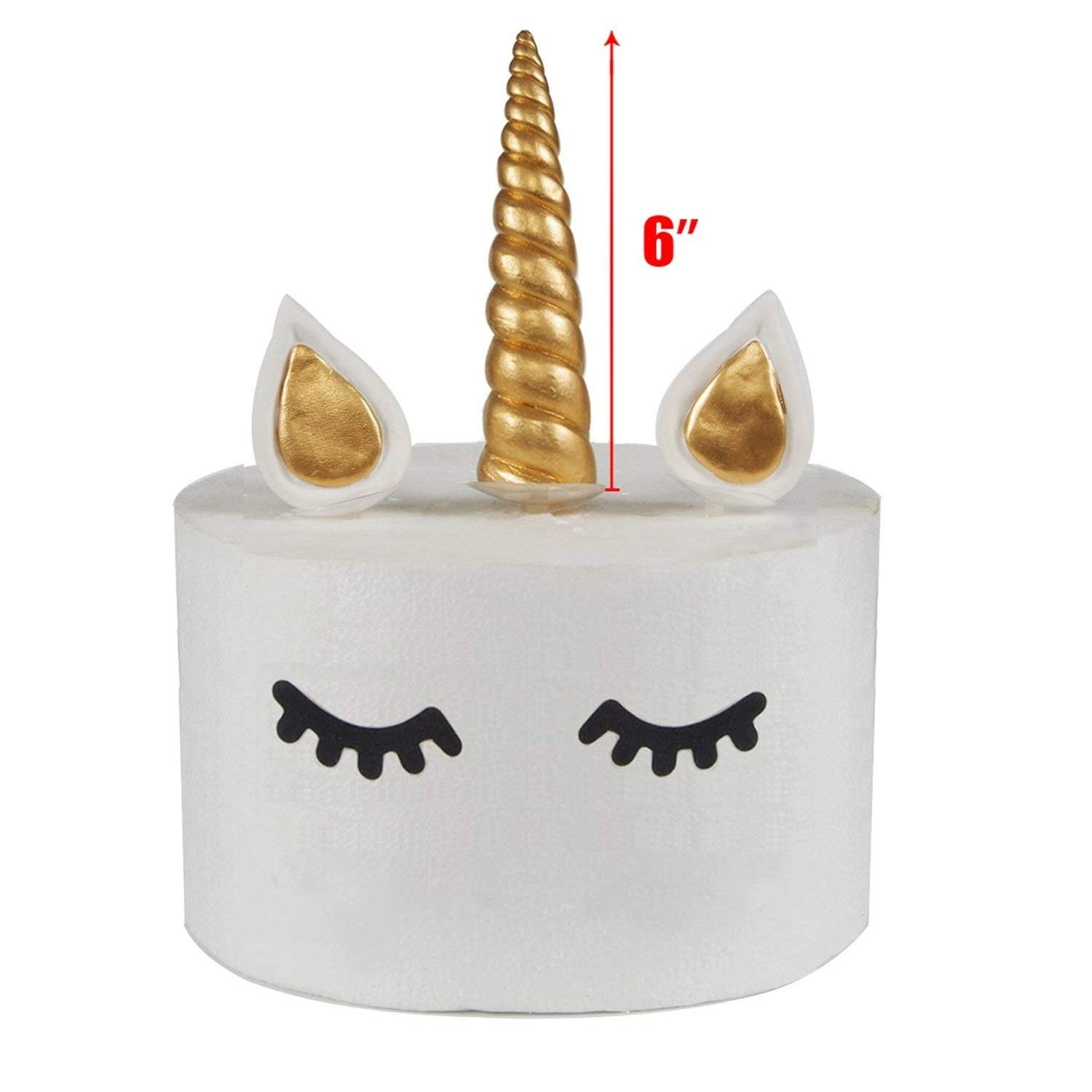 large unicorn cake toppers unicorn horn ears with eyelashes cake topper set for 8 10 unicorn cake decoration buy online in india at desertcart 69472571