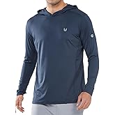 NORTHYARD Men's Sun Protection Shirt UPF 50+ Hoodie Long Sleeve Fishing Swim Rash Guard Shirts UV SPF Lightweight Running