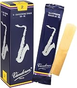 Vandoren Traditional Tenor Saxophone Reeds Box of 5 Strength 2