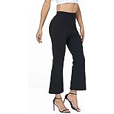Dress Pants Women Business Casual Work Trousers High Waisted with Pockets Stretch Bootcut Pull On Office Slacks