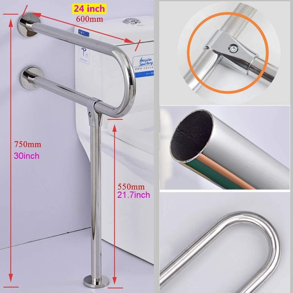 Handicap Rails Grab Bars Toilet Rail Bathroom Support for Elderly
