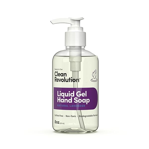 CLEAN REVOLUTION LIQUID GEL HAND SOAP, SILKY RICH...
