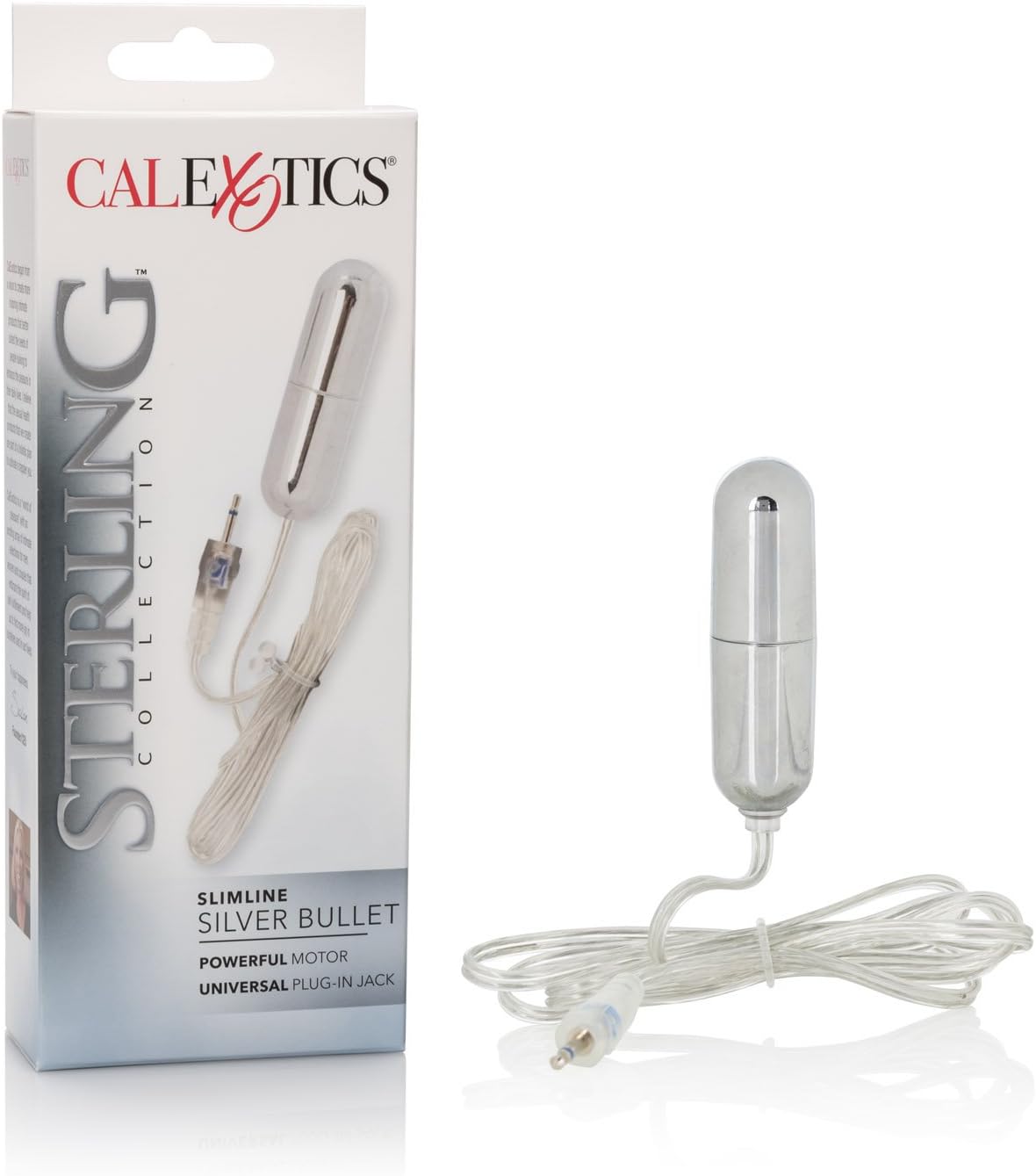 California Exotic Novelties Sterling Collection Slim Silver Bullet