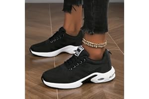 Womens Lace-up Sneakers Walking Shoes Comfortable Non Slip Running Sneakers Breathable Athletic Outdoor Shoes