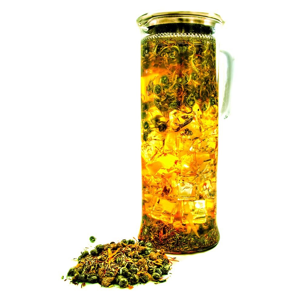 Teavana Camellia Cylindre Glass Tea Maker Iced Tea