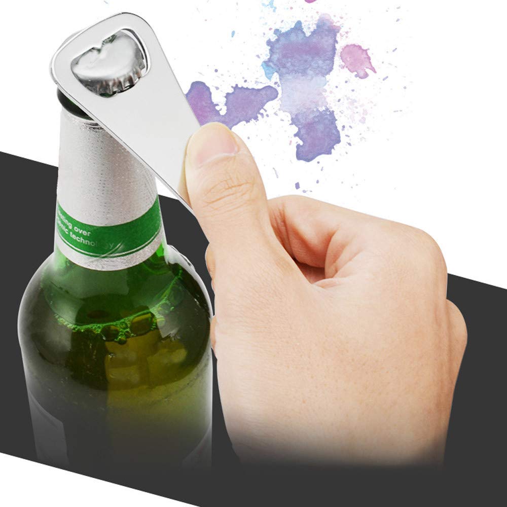 2 Portachiavi Apribottiglie In Acciaio Inox - Per Birra, Lattine, Regalo Uomini - Foto 5