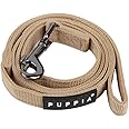 PUPPIA Two Tone Dog Lead Strong Durable Comfortable Grip Walking Training Leash for Small & Medium Dog, Beige, Small