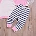 Baby Boys Girls Clothes Long Sleeve Hoodie Tops Sweatsuit Long Pants Outfit Set (Pink#1, 18-24 Months)