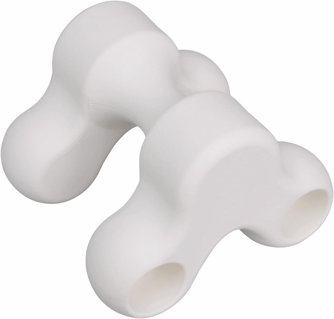 ChiFit Massage Tool for Neck and Back Pain Relief Device, Hand Held Body Stress Relief, Occipital Release by Trigger Point Massage, Back and Neck Stretcher, Muscle Pain Reliever (White)