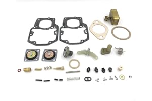 HENKYO Autolite 1100 1101 Carburetor Overhaul Rebuild Repair Kit fits 1963-1969 1 barrel Mustangs Falcon 170 200 ci engine