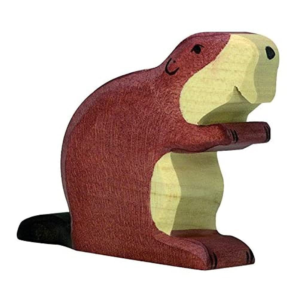 Holztiger Beaver Wooden Figure