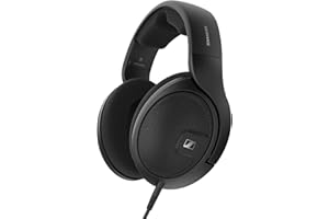 Sennheiser HD 560S - Wired Over-The-Ear Audiophile Headphones, Neutral Frequency Response, Open-Back, Detachable Cable, Black