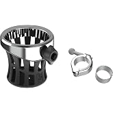 GEN 2 Standard Drink Holders with Aluminum Clamp Mount (Chrome, 1-1/8" to 1-1/4")