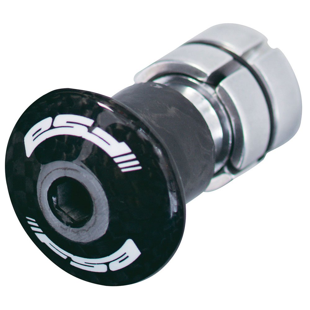 FSA Pro 1.1/8 Carbon Cap Headset Compressor - Black, 1.1/8-Inch