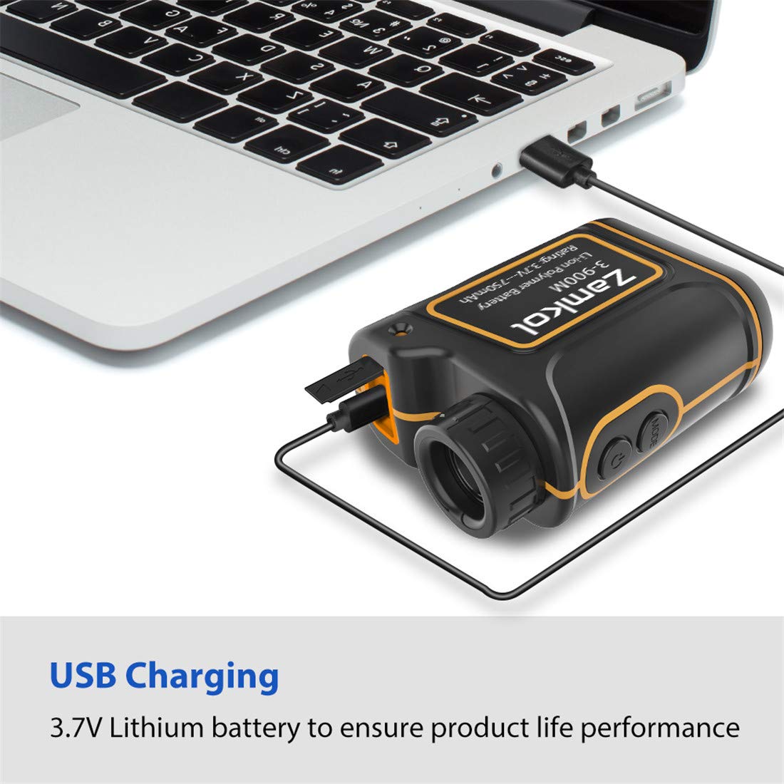 Laser Rangefinder,Zamkol 1000 yards Golf Rangefinder,IP54 Laser Binoculars For Hunting,Multi-Function Hunting Rangefinder with Speed /Vertical Height/Angle /Horizontal Distance Measurement