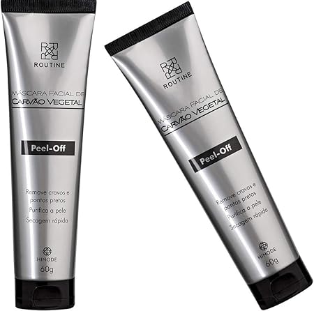 Kit c/ 2 Unidades - Mascara Facial Carvão Ativado Peel Off 60g