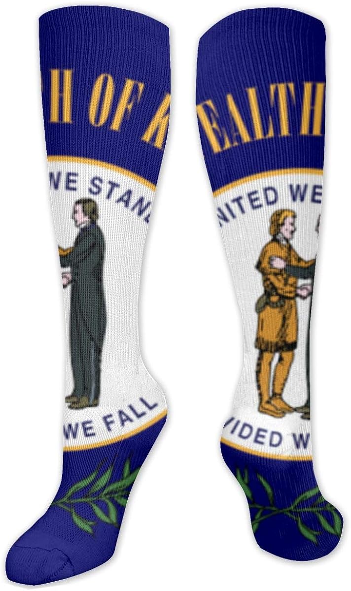 Kentucky State Flag Customized Socks For Women And Men