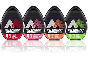 Mio Energy Water Enhancement Variety Pack | Zero Sugar, Contains Caffeine, and B-Vitamins | 1.62 fl oz. per bottle | Ships in an Aromatik™ damage proof box (Variety 3)