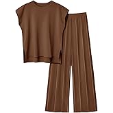 LILLUSORY 2 Piece Lounge Sets for Women Spring Vacation 2026 Summer Outfits Matching Two Pcs Knit Tracksuits Sweat Suits