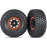 Traxxas 8472 Desert Racer Wheels with Bfgoodrich Baja Kr3 Tires, Black