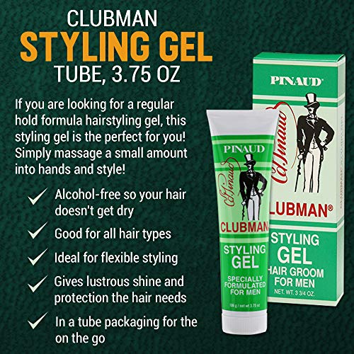 Clubman Styling Gel (Tube), 3.75 oz, 2 pack Pricepulse