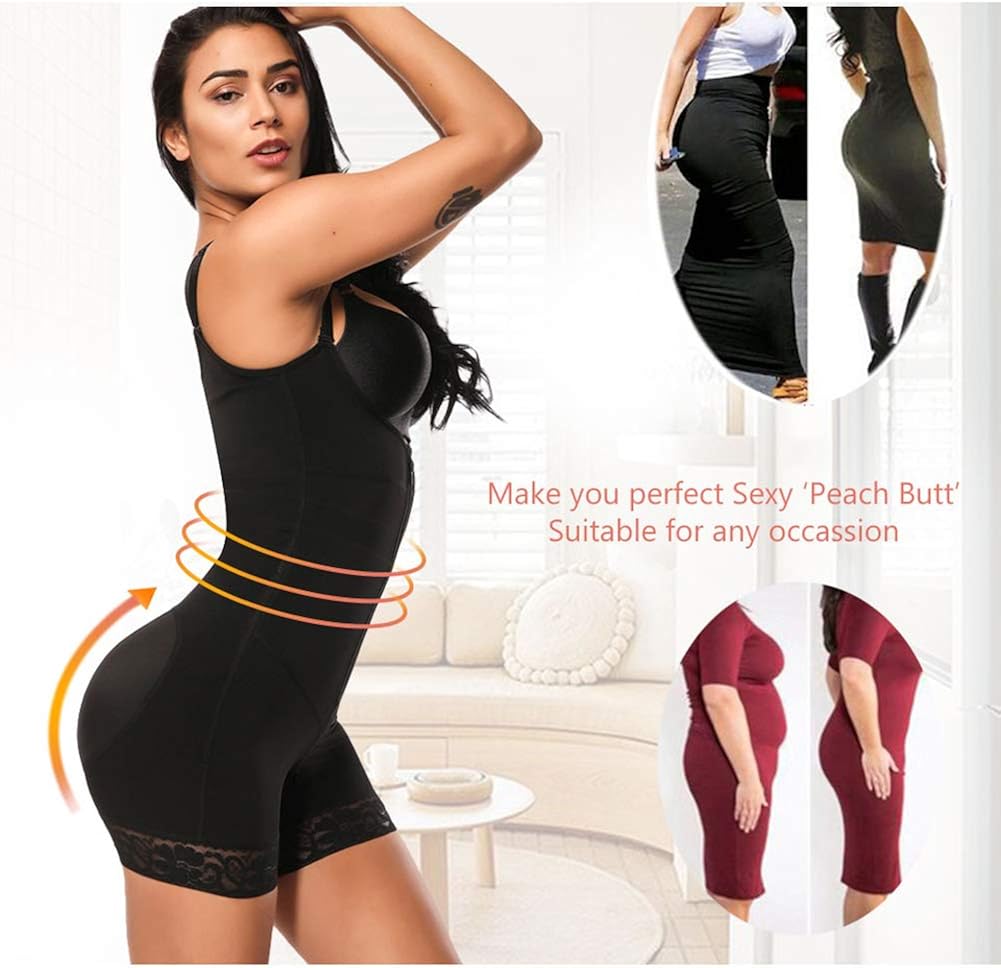 FeelinGirl Shapewear Body Shaper for Women Open Bust Tummy Control Butt Lifter Bodysuits at  Women’s Clothing store