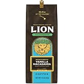 Lion Coffee Decaf Gold Roast Ground Coffee, Medium Roast, 10 oz | Decaf Ground Coffee, Hawaiian Roasted Ground Coffee for Drip and Pour Over Brewing, Decaffeinated, 10 Oz Bag