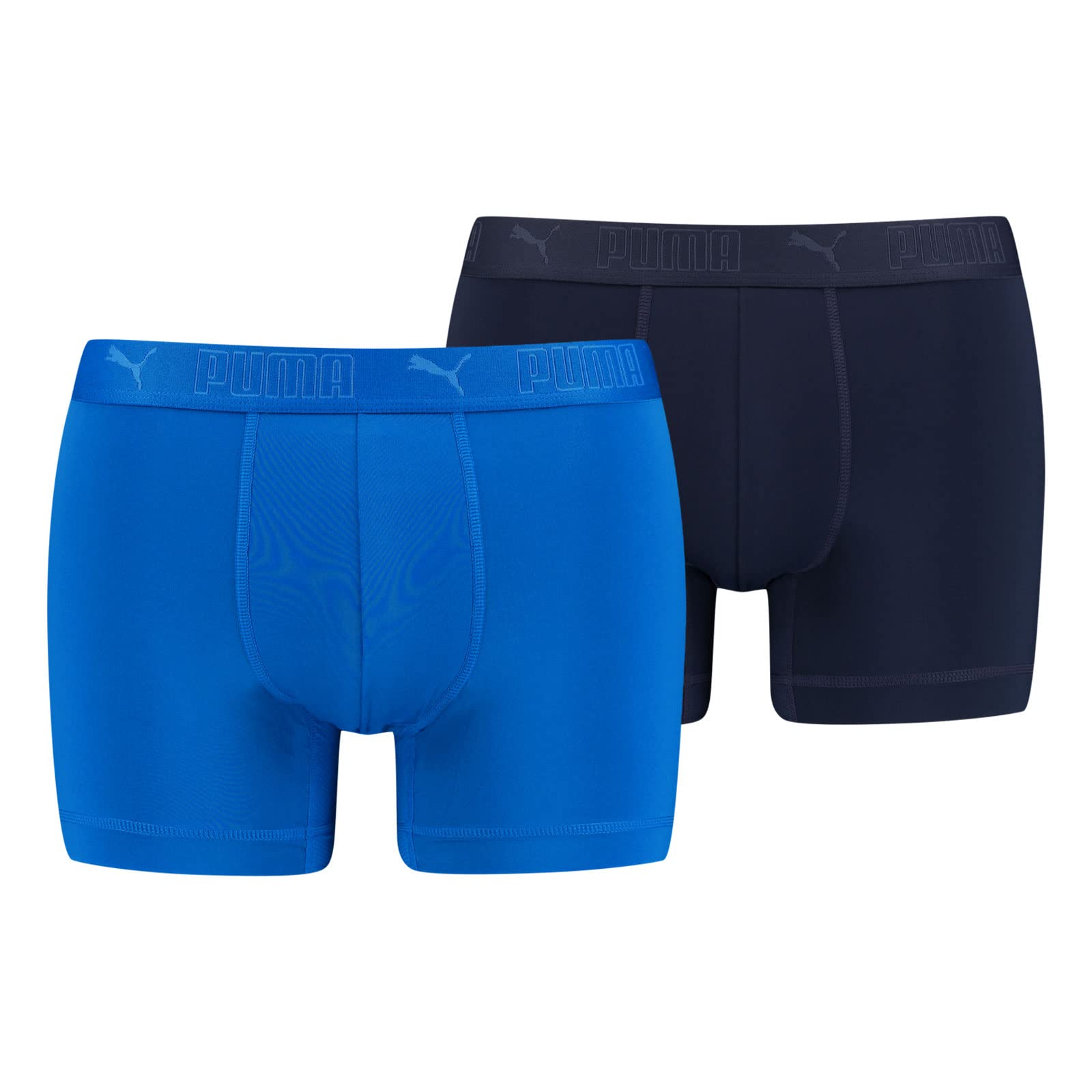 PUMA Men's BOXER, Blue Combo, M (pack of 2)