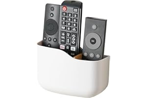 LINFIDITE Adhesive TV Remote Control Holder Wall Mount TV Remote Holder Wall Remote Control Caddy Storage Organizer Universal