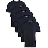 Hanes Men’s Tall 100% Cotton Crew Neck Undershirts, Tagless, Ultra Comfort, Multipack