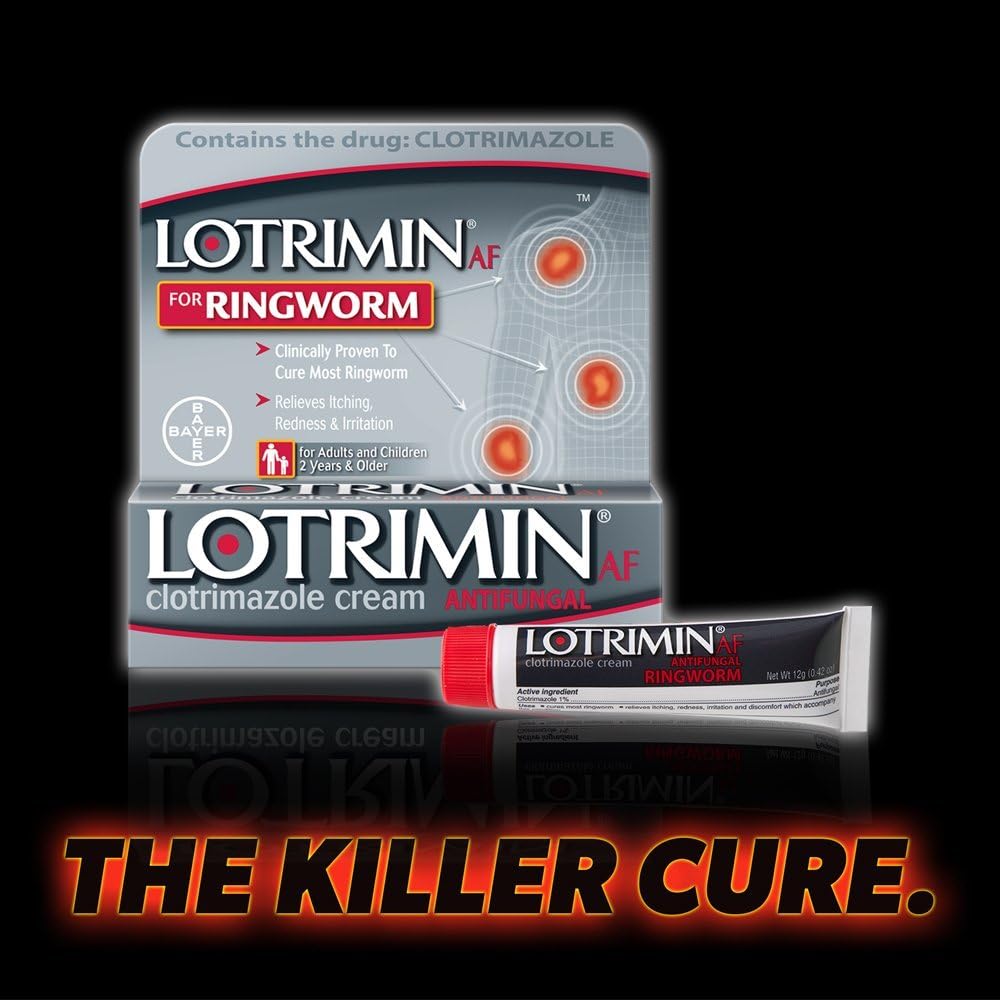 Lotrimin Antifungal Ringworm Cream, 0.42 Ounce (Pack of 1): Health & Personal Care