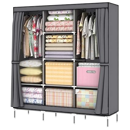 Baoffs Free Standing Clothes Storage Organizer Portable