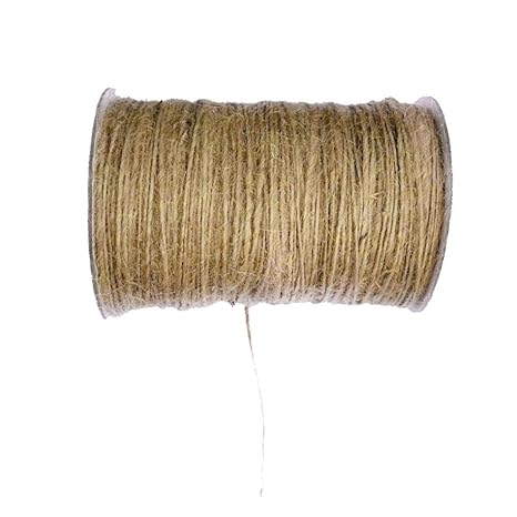 Segolike 150 Meters 0 7mm Natural Brown Jute Twine Hemp Rope Wrap