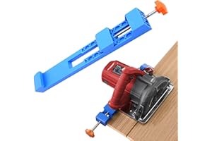Precision Cutting & Milling Guide - Adjustable Base & Edge Positioner Clamp for Electric Circular Saws - Compatible with 5.5-