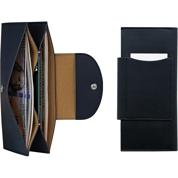 Yamahiko 6-Slot Zippered Money Organizer – Compact Travel Wallet For Cash, Cards & Receipts