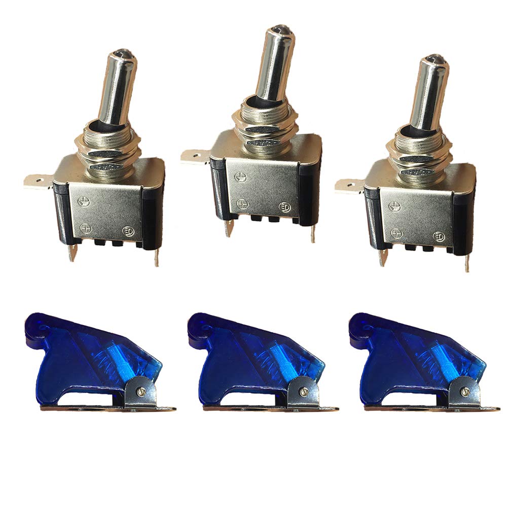 3 Pack Rocker Toggle Switch12V 20A Heavy Duty Racing Car