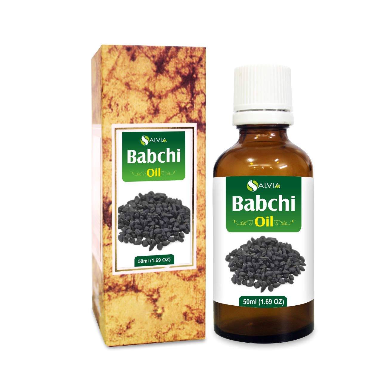 Babchi Carrier Oil (Psoralea Corylifolia) 100% Pure & Natural - Undiluted Uncut Cold Pressed Oil (50ml)