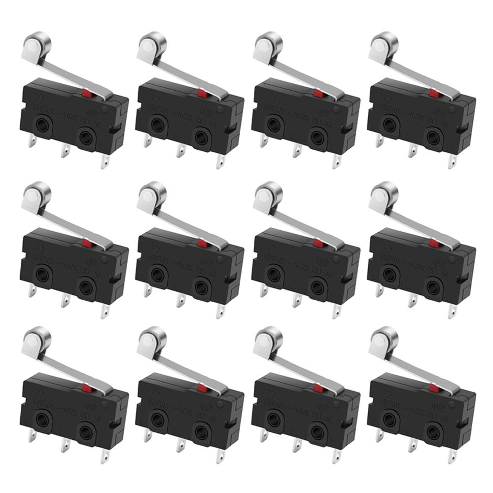 Micro Limit Switch, 12 Pcs Momentary Limit Switch