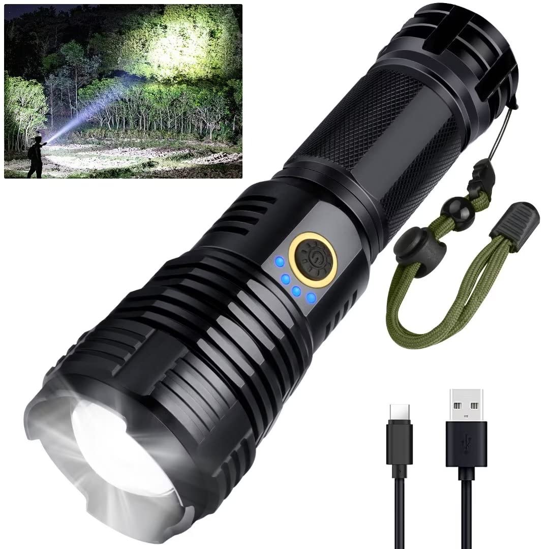 BengMxj Rechargeable LED Flashlights, 990000 High