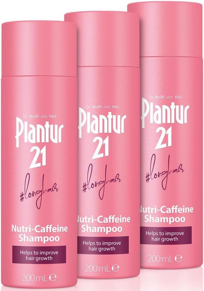 Plantur 21 Longhair Caffeine Shampoo 3x200ml Women Hair Growth No Silicones