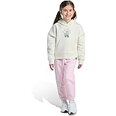 adidas baby-girls 2-piece Long Sleeve Hooded Heather Pullover & Jogger Set