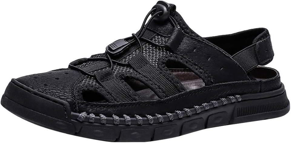 Lefthigh Men's Sandals Outdoor Closed Toe Fishermen Sandal Casual Shoes Comfortable