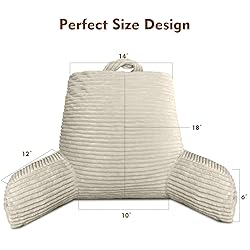 ABROLOY Reading Pillow for Adult, Bed Reading