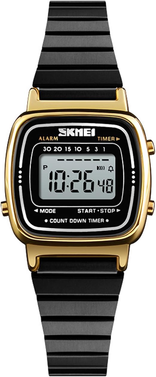 slim digital watch women's