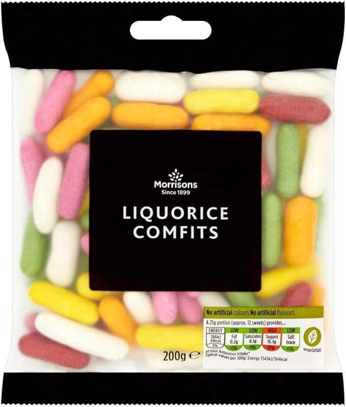 Morrisons Liquorice Comfits, 200g Amazon.co.uk Grocery