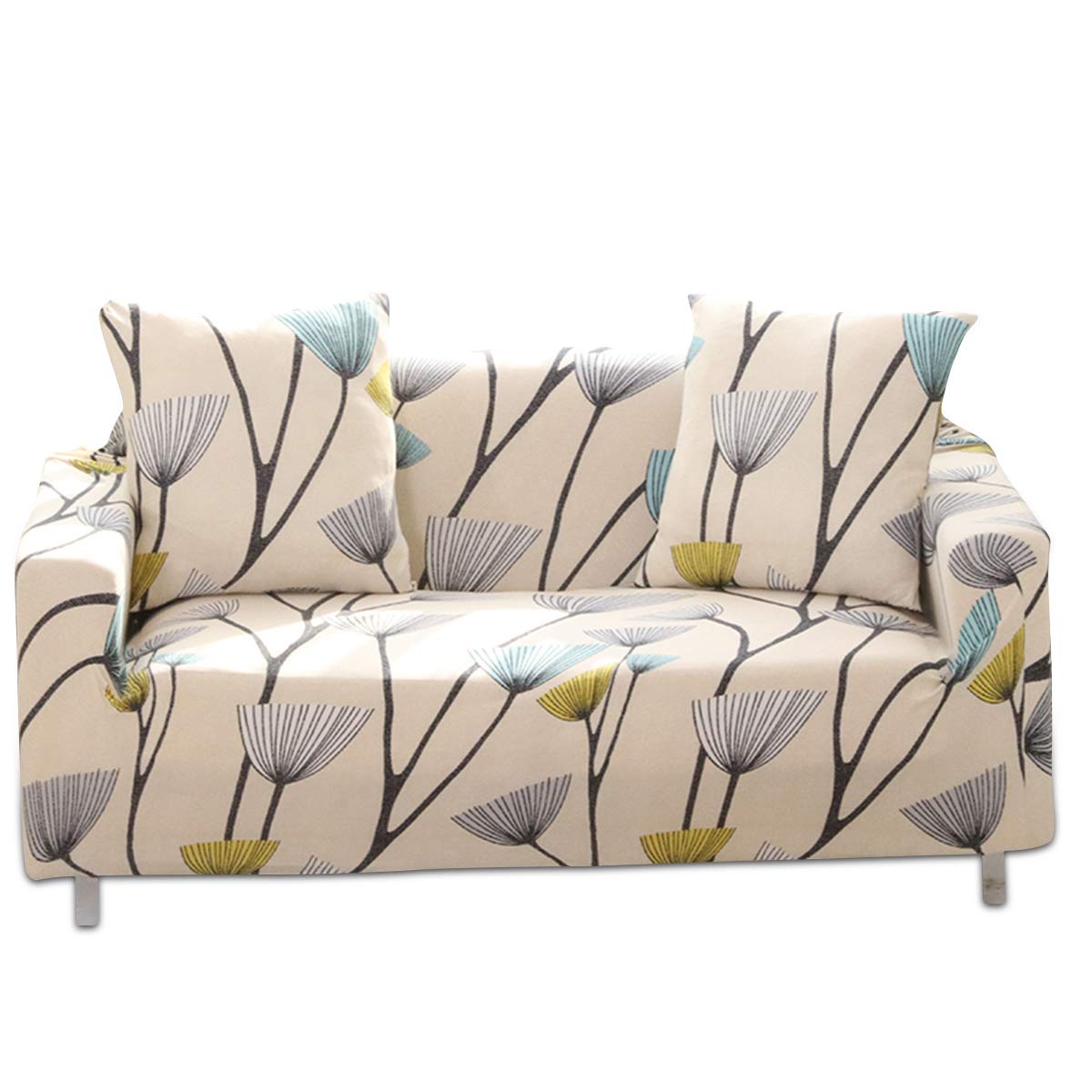 PETCUTE Armchair Slipcovers Stretch Armchair Protector Covers Sofa and Armchair Covers Flower Pattern