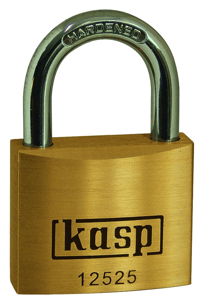 Kasp K12525A2 Premium Brass Padlock-25mm-keyed Alike