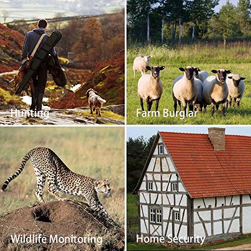 image for FUNSHION Trail Camera 16MP 1080P Game Camera with 2.4 inch LCD IP56 Wa